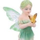 Esme - Forest fairy with butterfly and flowers