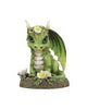 Carnation Flower Dragon Figurine