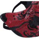 Fancy Dress Jewelled Masquerade Mask Cosplay (Red)