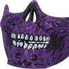 Fancy Dress Jewelled Masquerade Mask Cosplay (Purple)