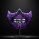 Fancy Dress Jewelled Masquerade Mask Cosplay (Purple)