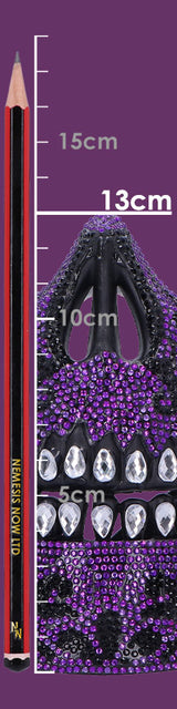 Fancy Dress Jewelled Masquerade Mask Cosplay (Purple)