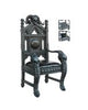 Black Dragon Full Size Throne 130cm
