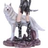 Esarosa – Gothic Fairy with Wolf Companion Figurine – billede 6