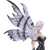 Esarosa – Gothic Fairy with Wolf Companion Figurine – billede 7