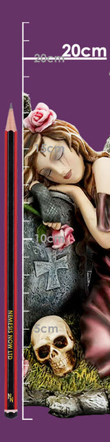Lost Love – Mourning Angel Figurine of Gothic Remembrance