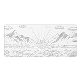 Dark Project Gaming Mousepad, Terra Nostra White, XL