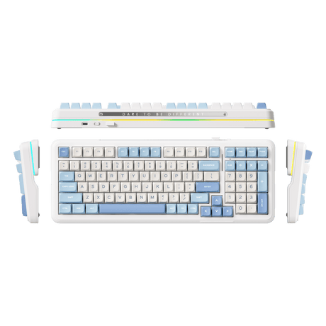 MCHOSE K99 Sky Blue - Wireless Mechanical Keyboard