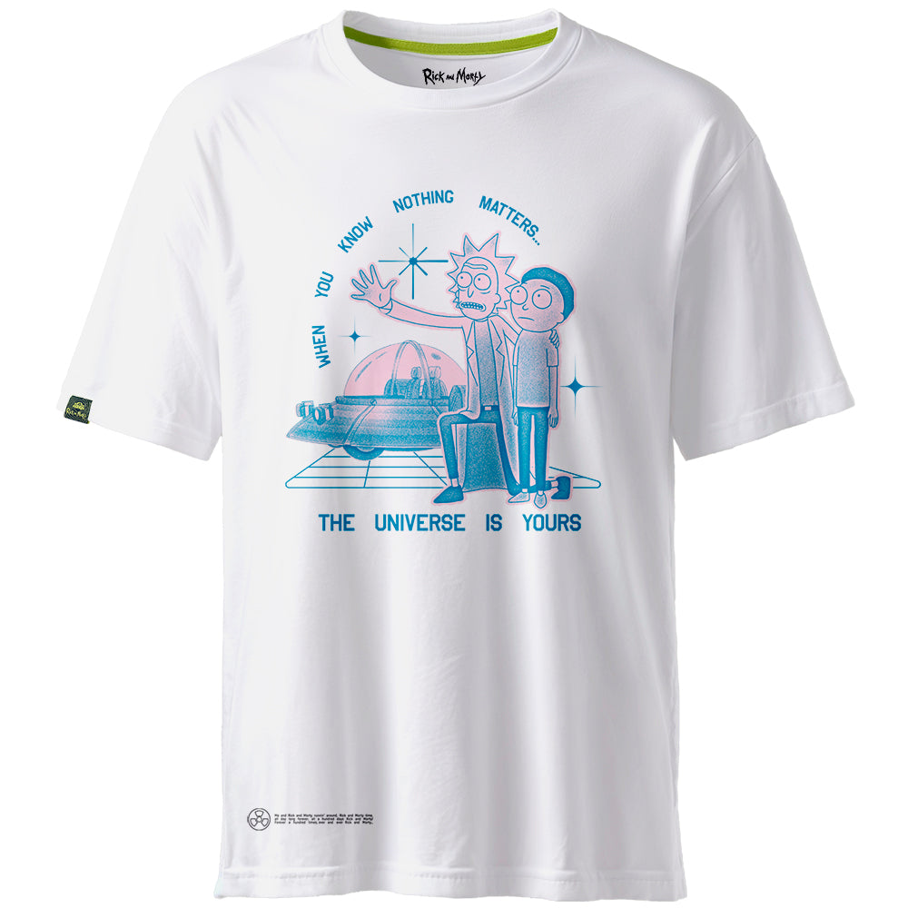 Rick and Morty Nothing Matters t-shirt white, L