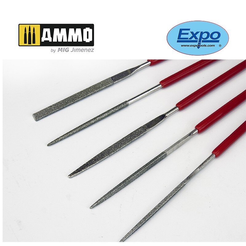 5 pcs Miniature Diamond File Set