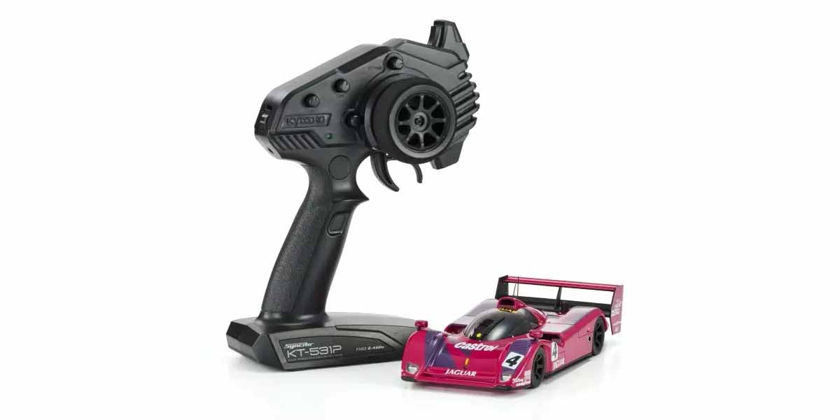 Kyosho Mini-Z MR-04 RWD Jaguar XJR-14 1991 No.4 LM – fjernstyret bil 1:27 RTR (32369LE)