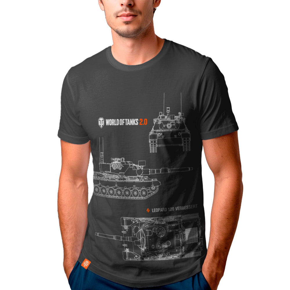 Wargaming, World of Tanks 2.0 Limited Edition T-shirt grey, XL