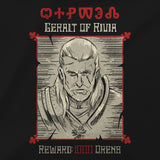 Jinx The Witcher 3 - Wanted Poster T-shirt Black, 2XL