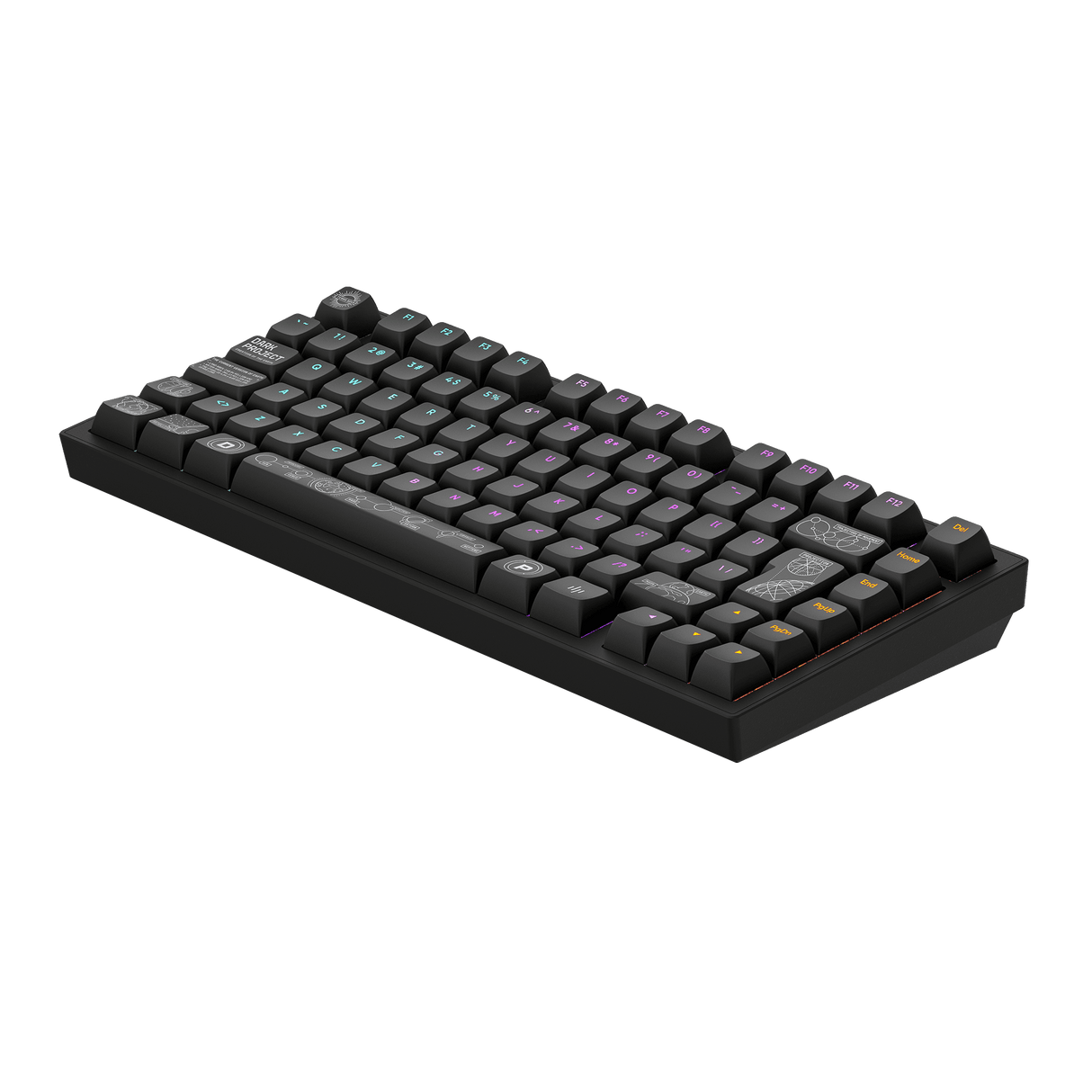 Dark Project ALU Terra Nova Black - Wireless Gaming Keyboard (ISO DE)