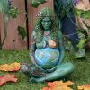 Small Ethereal Mother Earth Gaia Art Statue Painted Figurine – billede 8