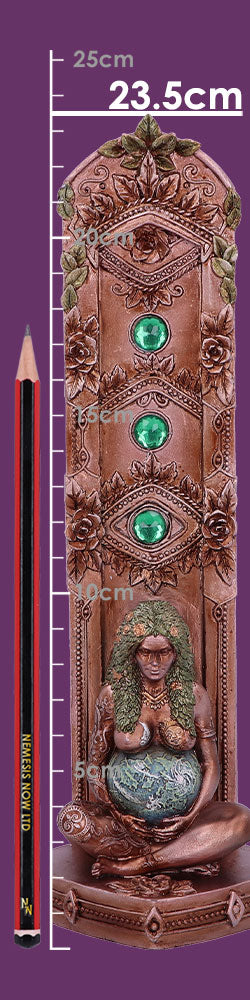 Ethereal Mother Earth Gaia Art Statue Incense Burner
