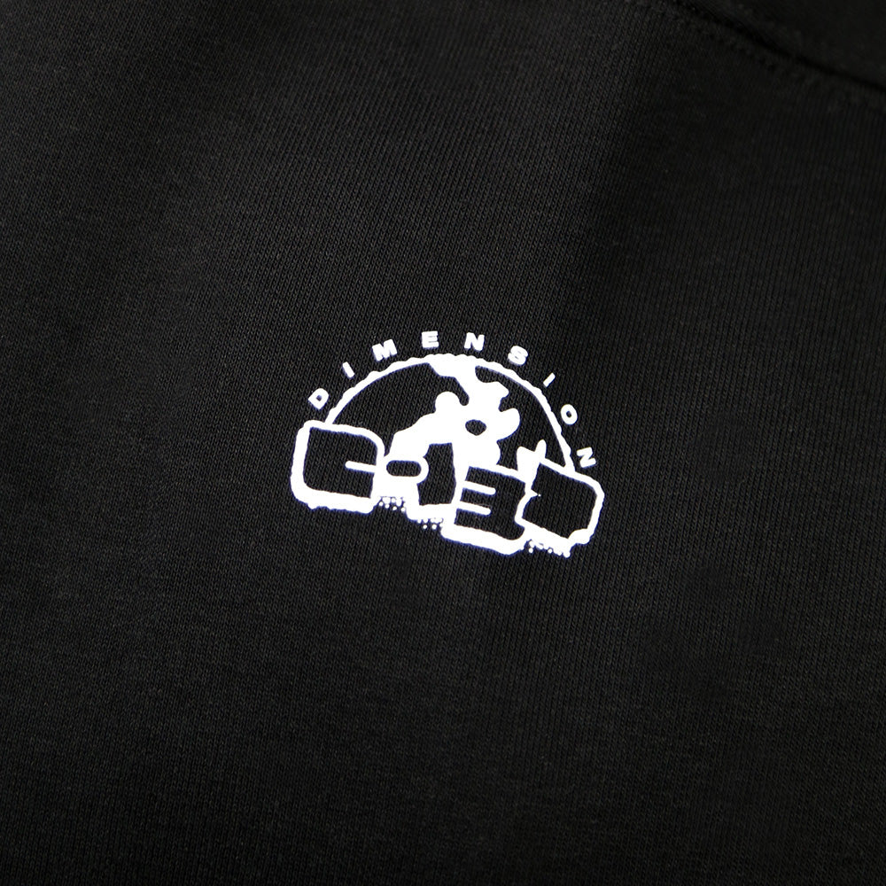 Rick and Morty hoodie with logo black, XL