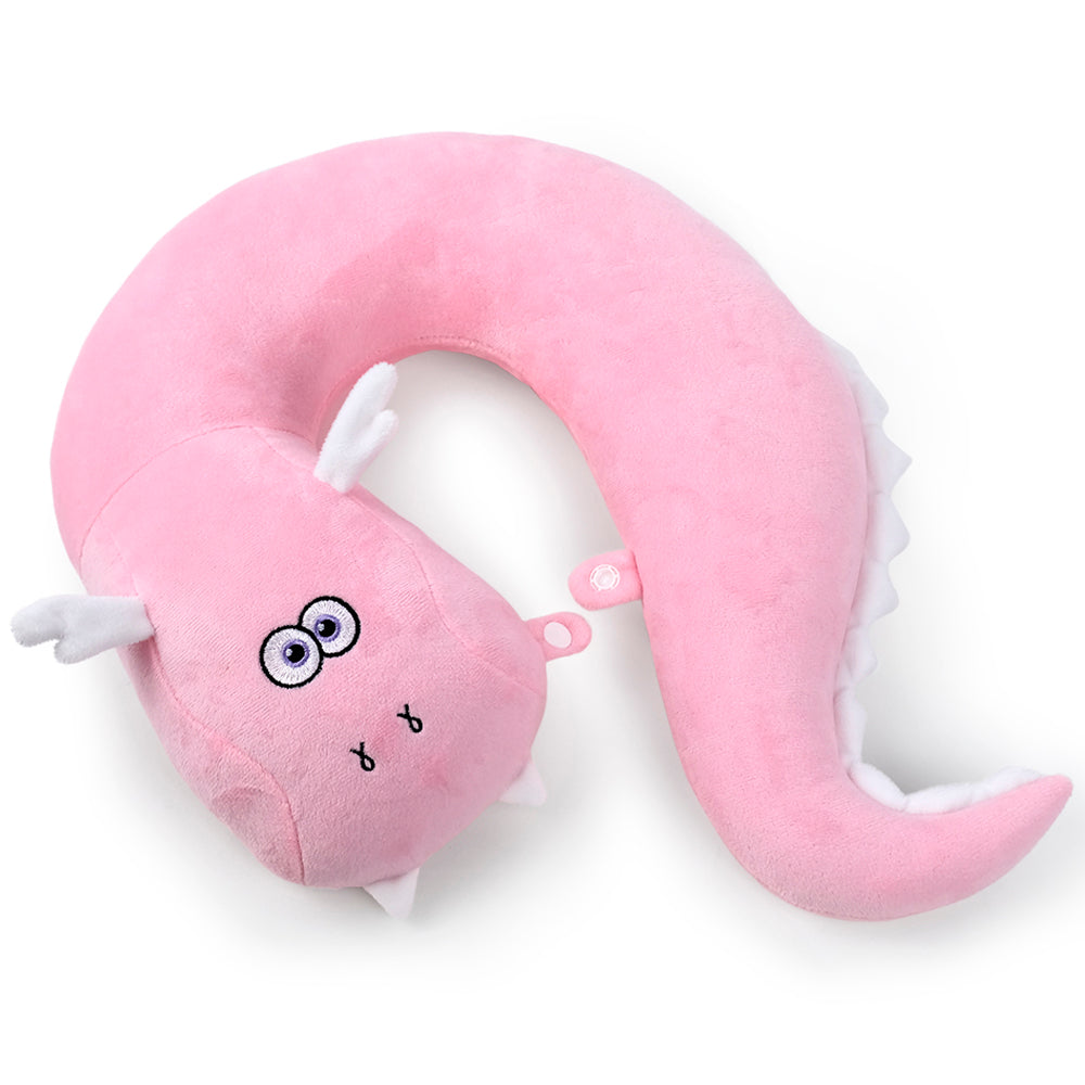 Headrest pillow WP MERCHANDISE Dragon Lily, pink, 35 cm
