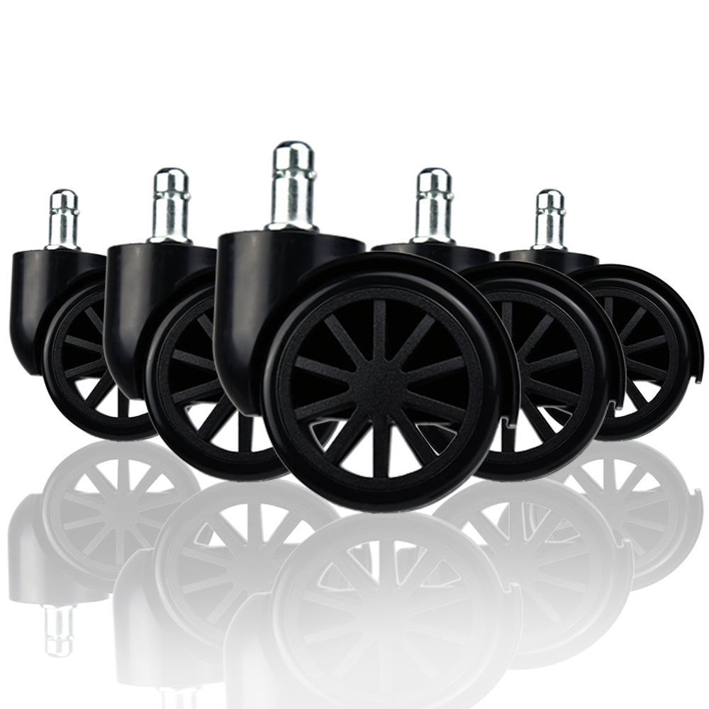 FragON Gaming Chair Spare part 3 - 60mm nylon wheels set(5 pieces)
