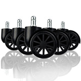 FragON Gaming Chair Spare part 3 - 60mm nylon wheels set(5 pieces)