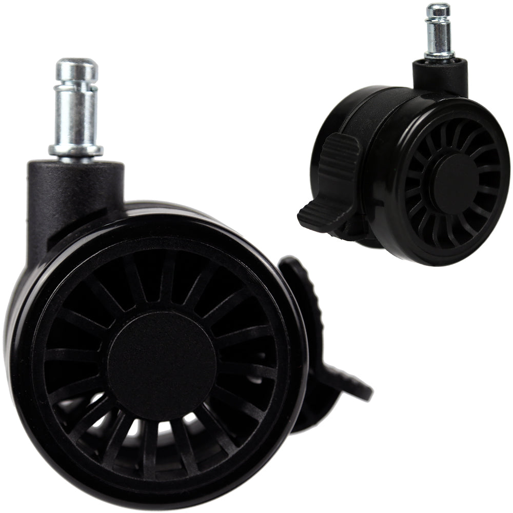 FragON Gaming Chair Spare part 10 - 75 nylon wheels with brakes set(5 pieces)