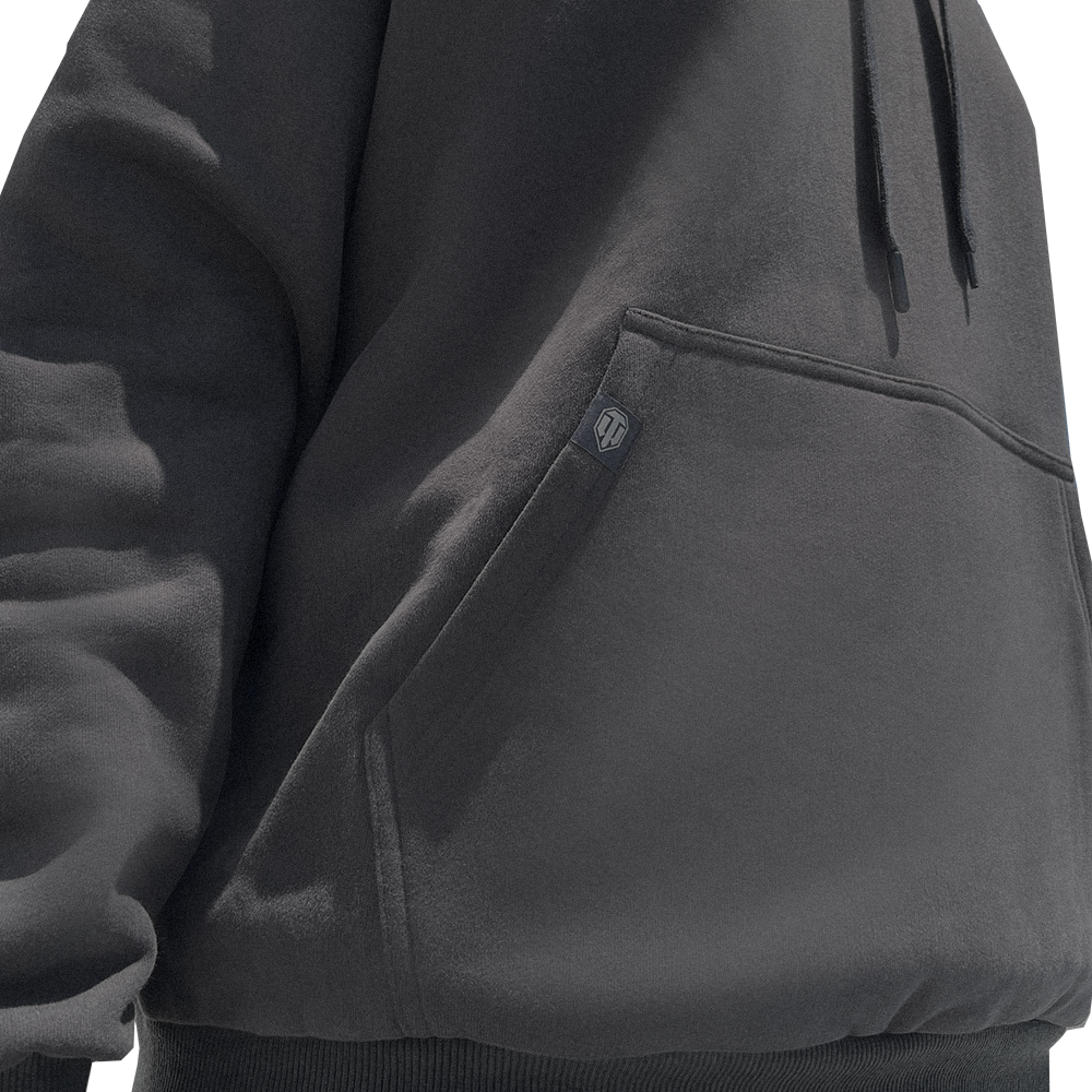World of Tanks Hoodie with embossing grey, L
