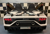 Lamborghini Aventador 2 person 24 volt with drift white
