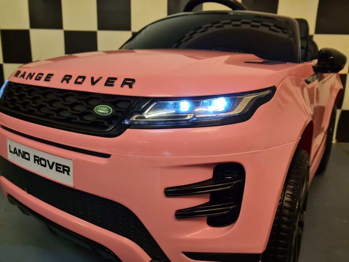Children's car Range Rover Evoque pink 4x4 12Volts