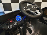 Børnebil batteri Mercedes GLC 63 12V metallic sølv 1 person