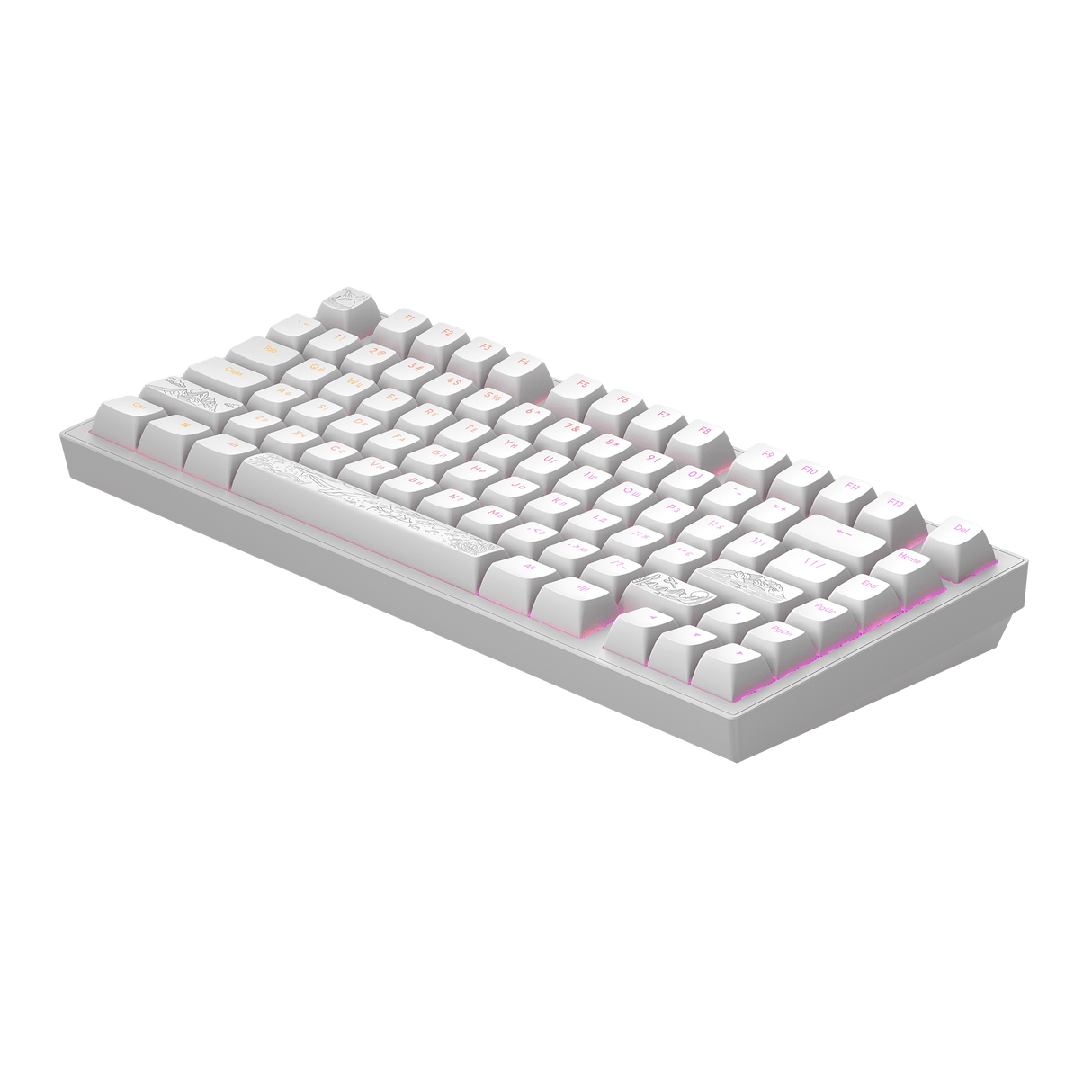 Dark Project ALU Terra Nostra White - Wired Gaming Keyboard (ANSI UA)