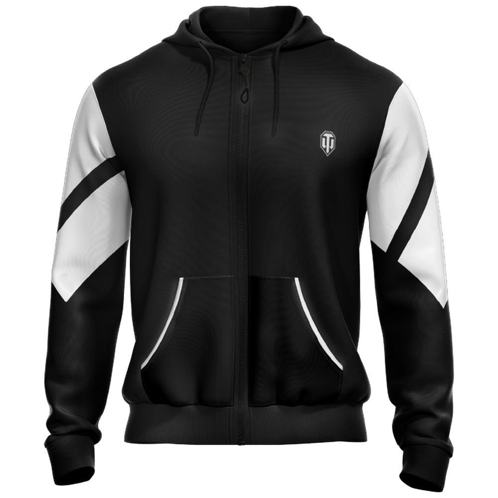 World of Tanks Zip hoodie black&amp;white, 3XL