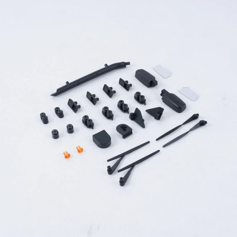 FCX10 Land Rover serie 11043 - CLEAR CAR BODY SET