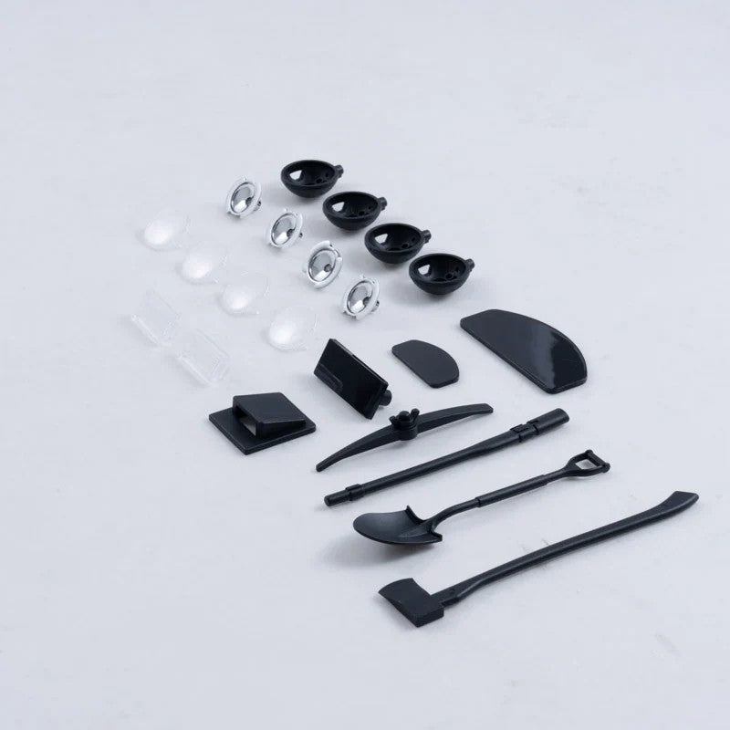 FCX10 Land Rover serie 11043 - CLEAR CAR BODY SET