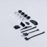 FCX10 Land Rover serie 11043 - CLEAR CAR BODY SET