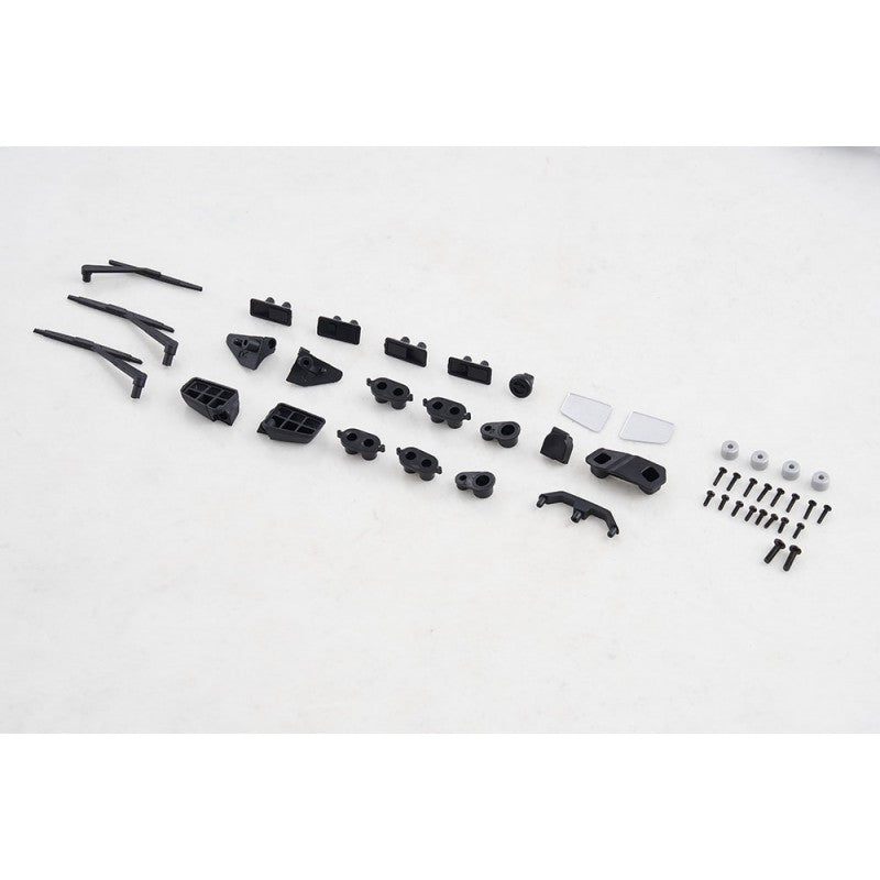 FCX10 Land Rover serie 11044 - REARVIEW MIRROR , WIPER AND HANDLE