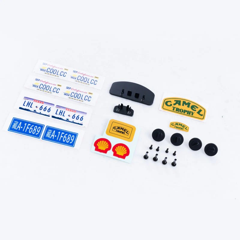 FCX10 Land Rover serie 11045 - CAR BODY ASSEMBLY PAINTED (YELLOW)