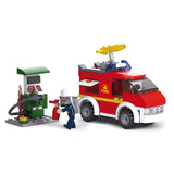 Fire Brigade Emergency Vehicle and Fuel Pump