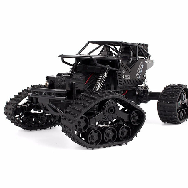 Fjernstyret Rock Crawler bil med 2 sæt dæk 2-i-1