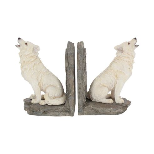 Wardens of the North White Wolf Bookends