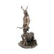 Herne and Animals Folklore Bronzed Figurine