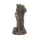 Bronzed Maiden, Mother, Crone Triple Moon Figurine