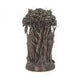 Bronzed Maiden, Mother, Crone Triple Moon Figurine
