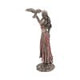 Morrigan and Crow Figurine Bronze Ornament