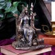 Bronze Frigga Goddess of Wisdom Norse Leader Ornament