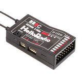 HR8C 4in1 2,4GHz 8Ch. Receiver - Black