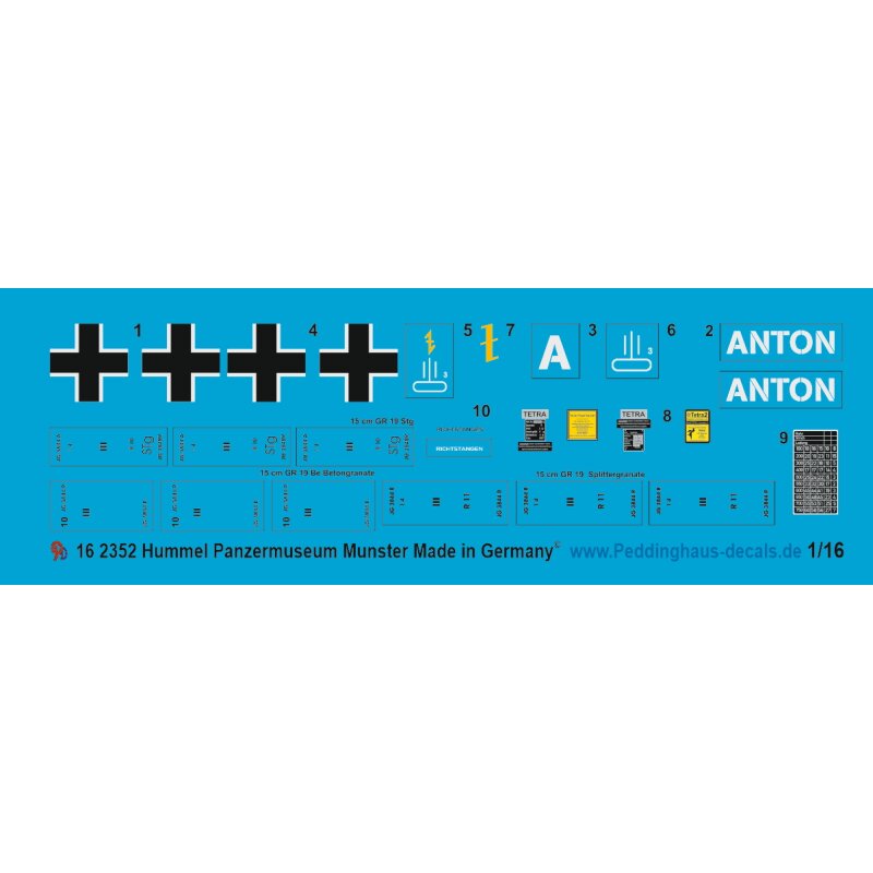 Hummel Panzermuseum Munster Bandai Modell