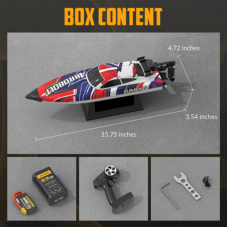 VOLANTEX ARROBOLT SR40 Brushless RC Speedbåd RTR – Op til 48 km/t
