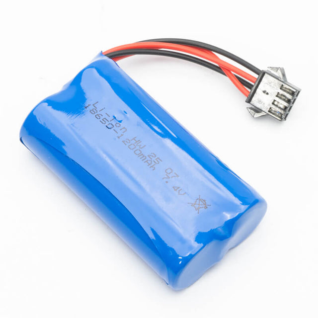 Huina batteri 7,4V 1200mAh (CYP1040) med 4-pins SM-stik