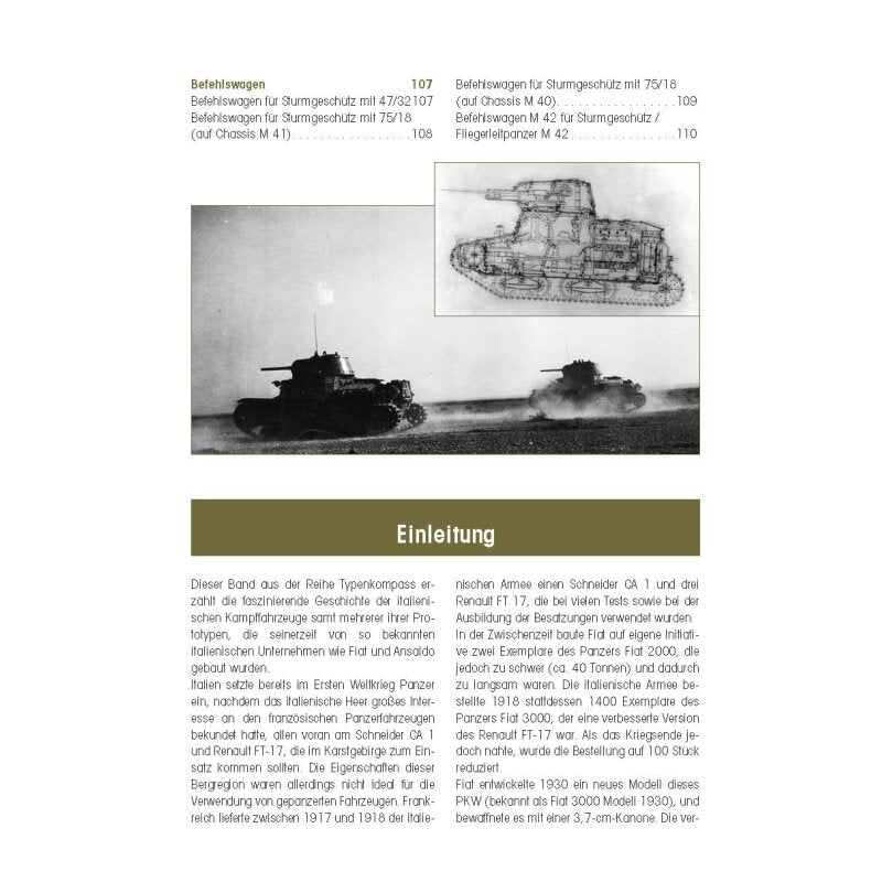 Italienische KFZ und Panzer 1916 - 1945