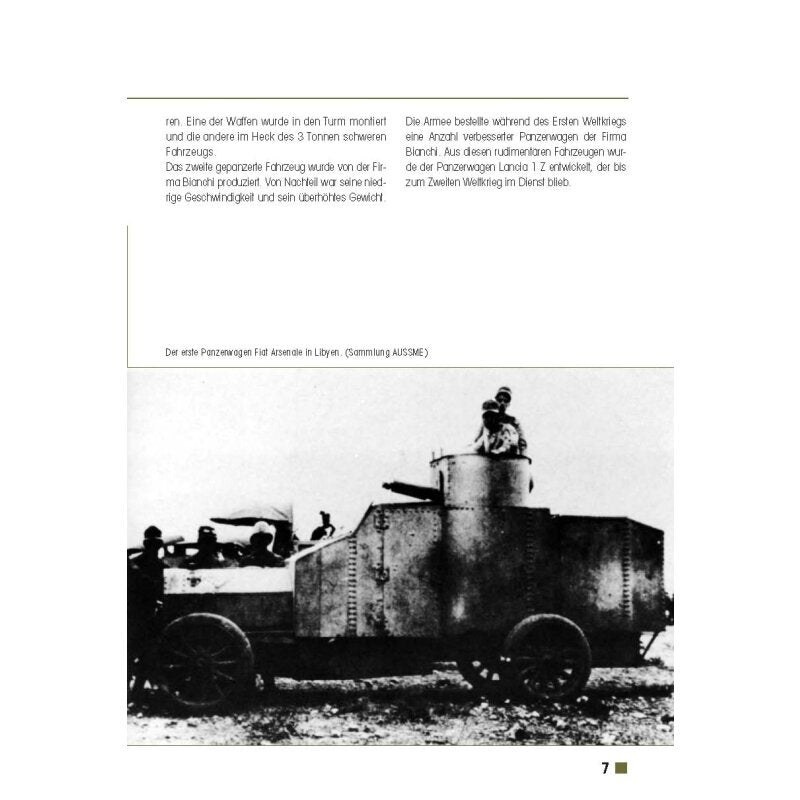 Italienische KFZ und Panzer 1916 - 1945